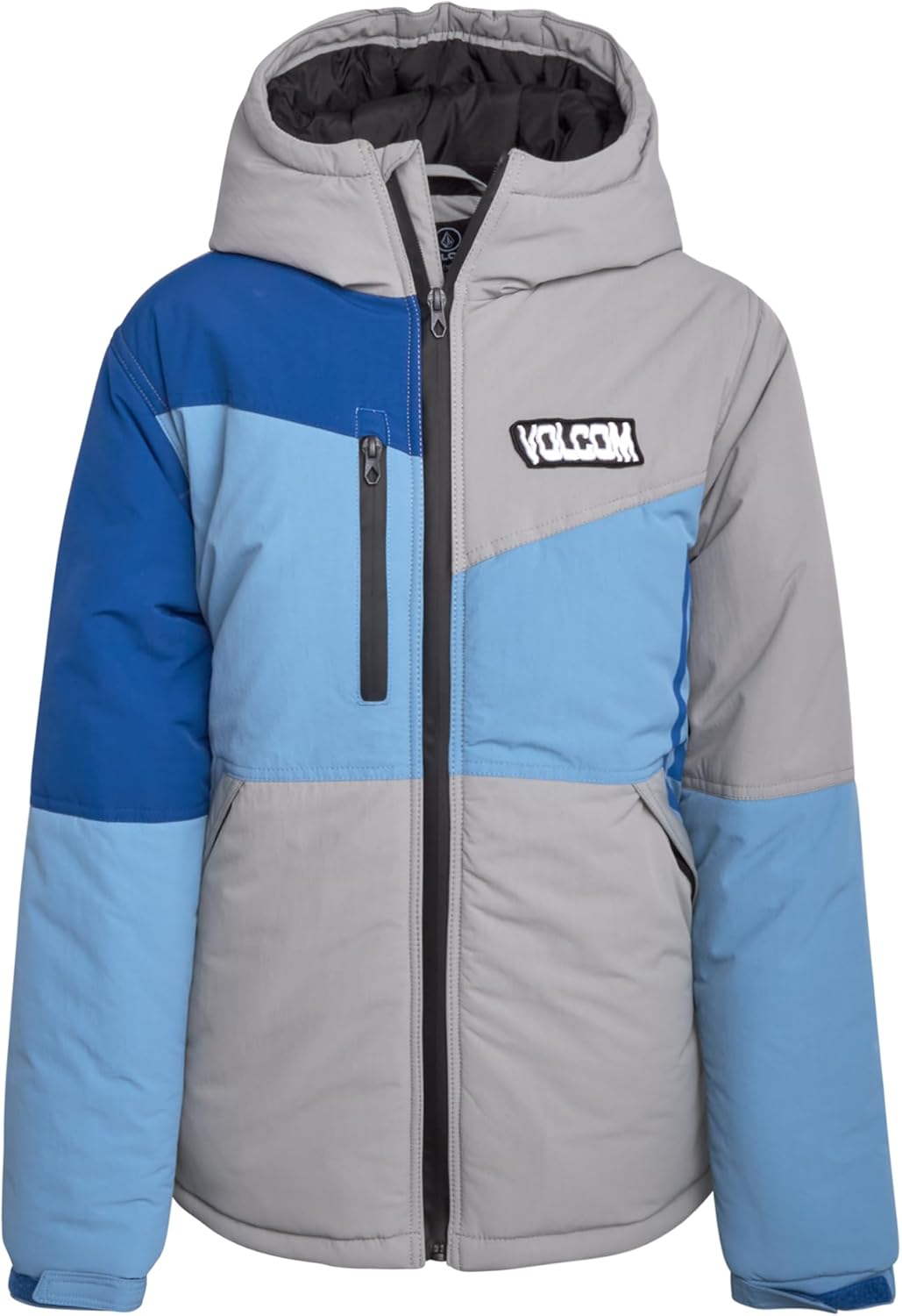 Volcom Boys' Heated Ski Parka - Color-Blocked Hooded Jacket