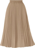GOOBGS Women's Pleated Midi Skirt Perfect for Any Occasion