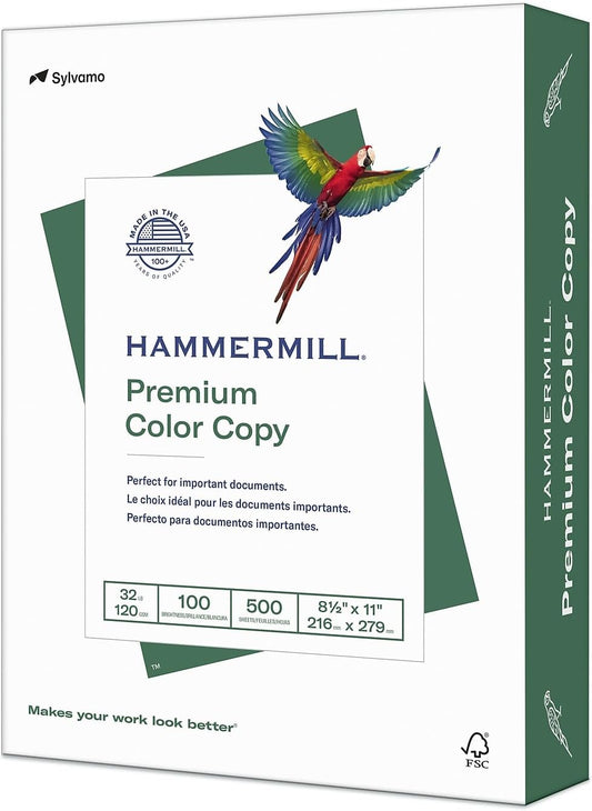 Premium 32 lb Color Paper - 100 Brightness