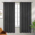 Blackout Curtains for Bedroom 52 x 72 in Dark Grey - Thermal Room