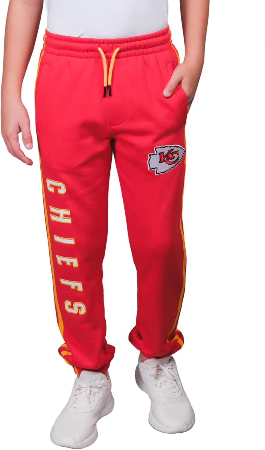 Ultra Game NFL Boys Super Soft Game Day Striped Jogger Pants