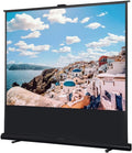 84 in Manual Pull up Projector Screen 4:3 - Portable 4K HD Floor