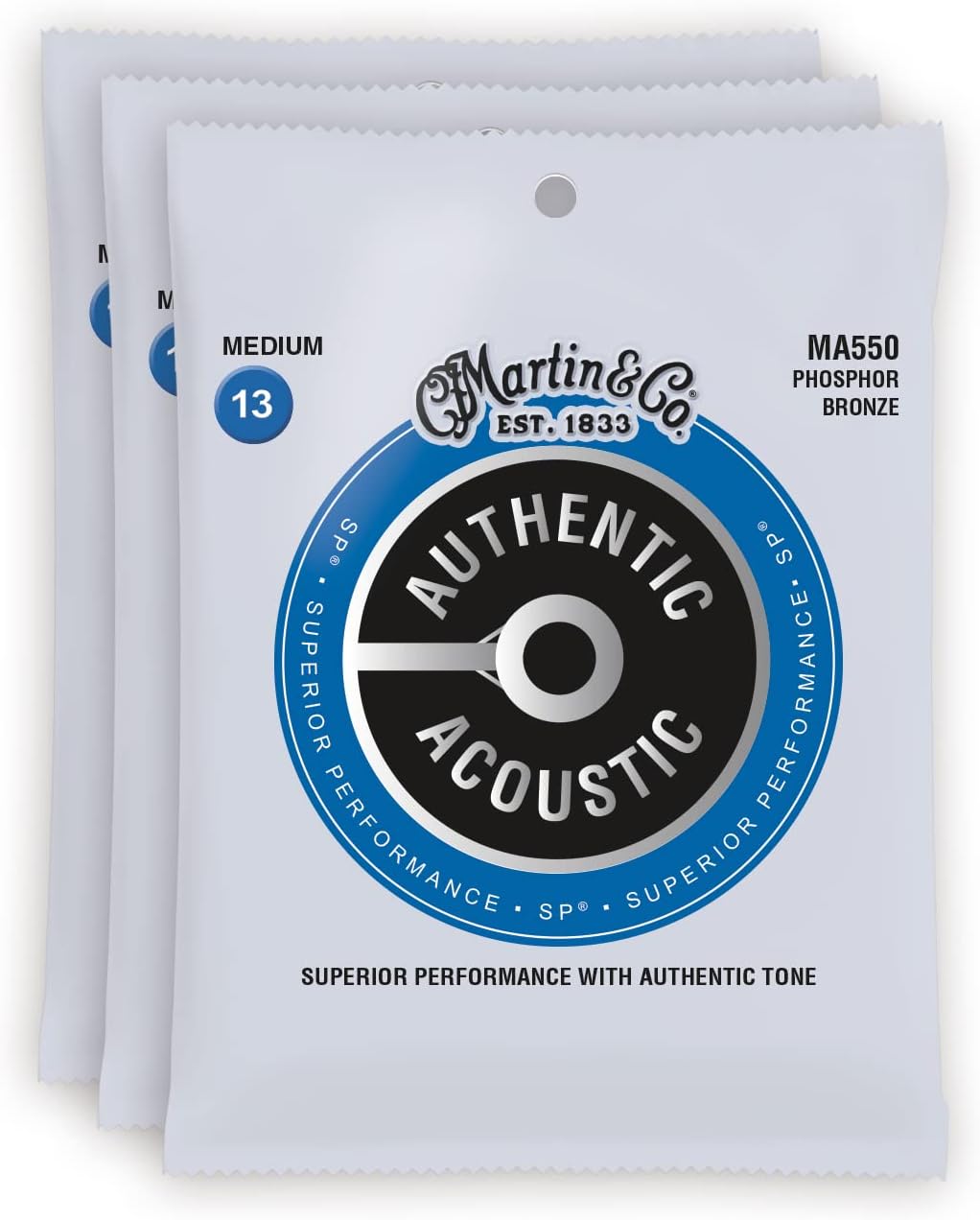 Martin MA550 3-Pack: Rich Sound & Durability