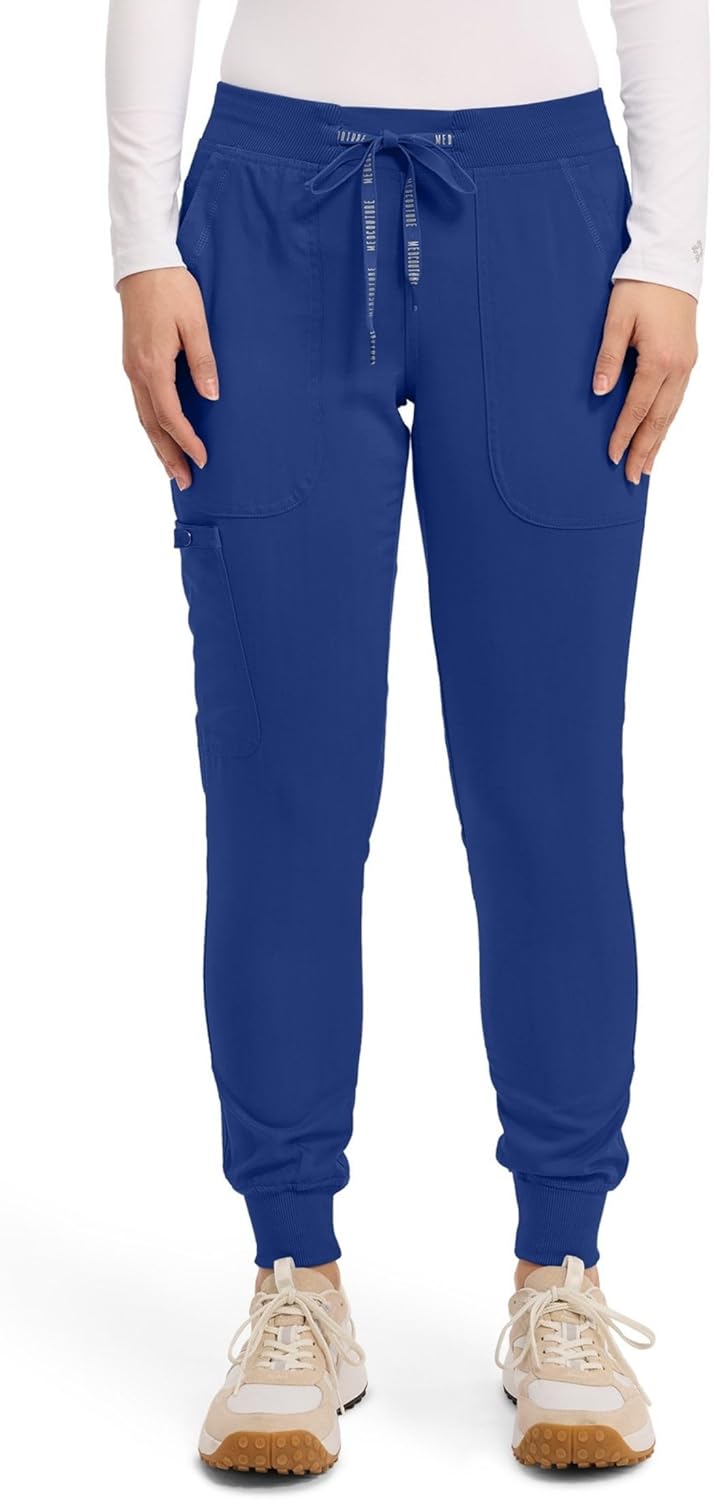 Med Couture Scrub Pants for Women - Lightweight Cargo Jogger