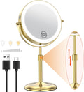 Lighted Makeup Mirror with 3 Color Lights & 10X Magnification