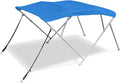 Blue 4 Bow 10 ft Bimini Top - 1 in Square Tube Frame