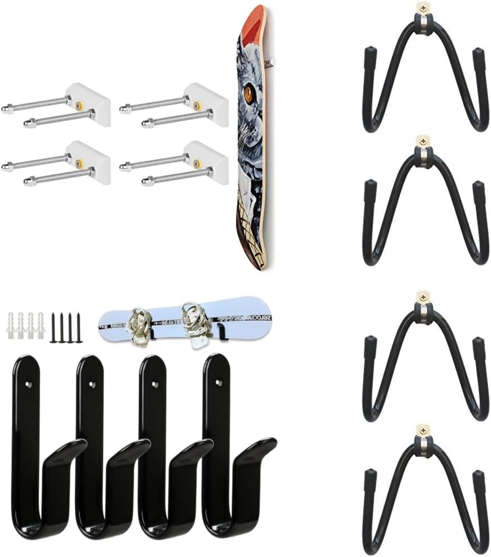 Ultimate Skateboard Wall Mount Kit - Easy Install, Durable Design