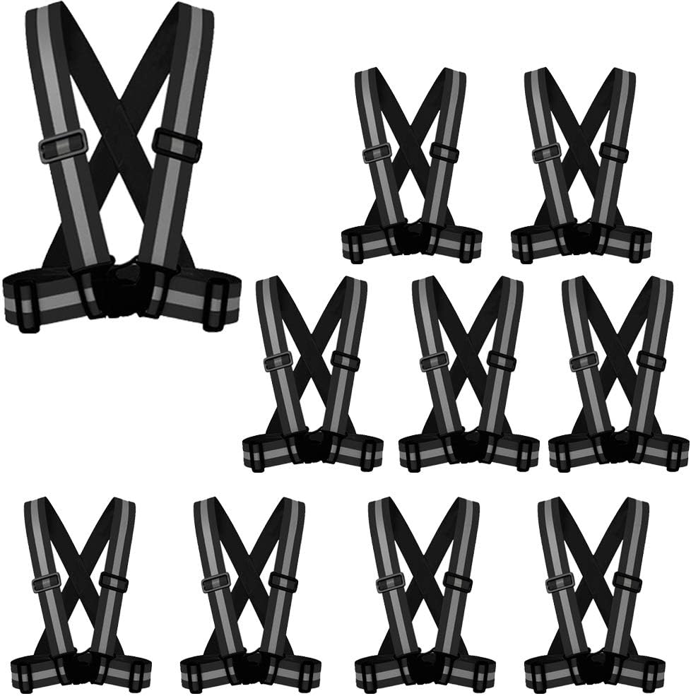 zojo Safety Vests 10 Packs for High Visibility and Comfort