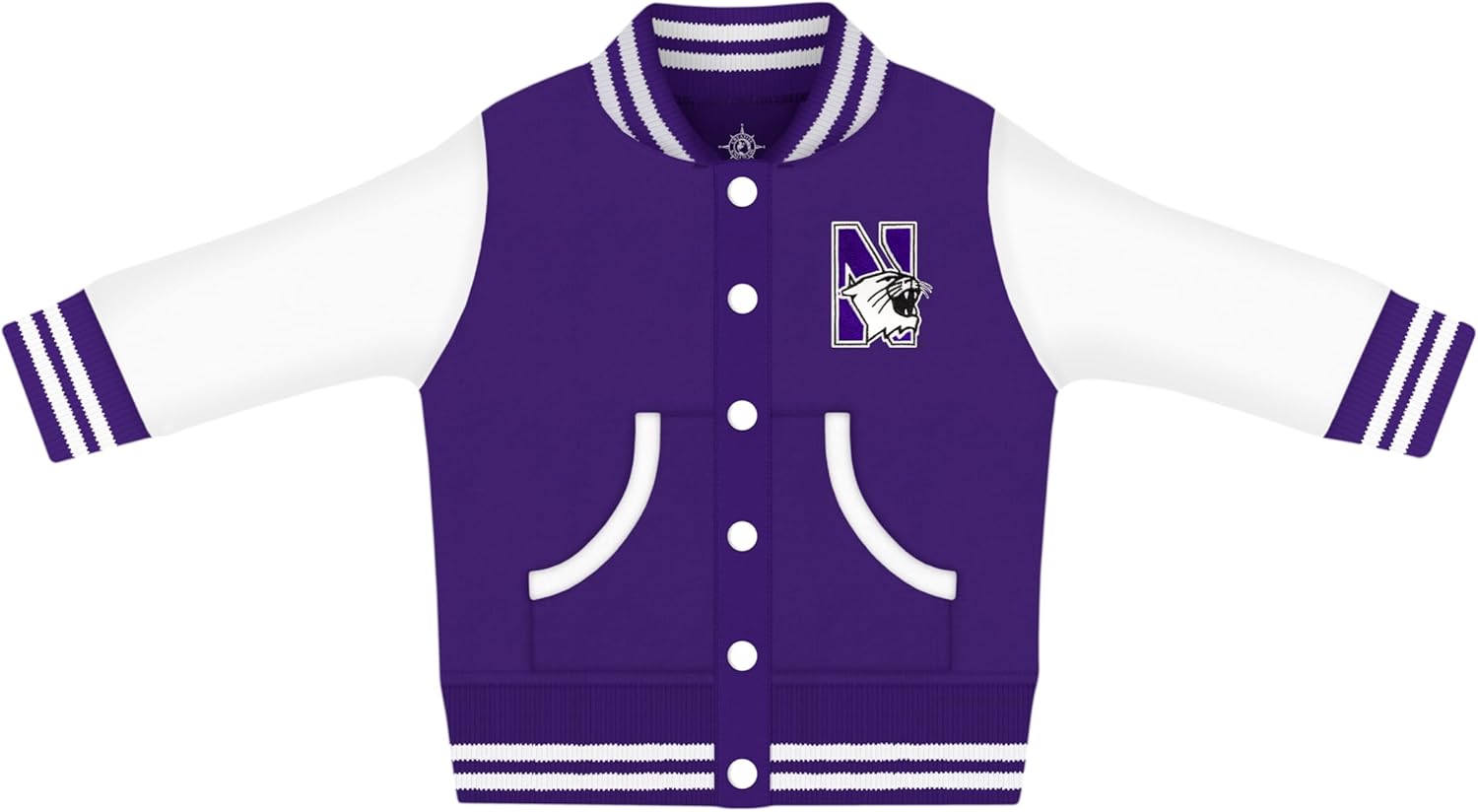 Creative Knitwear College Baby Varsity Jacket for Little Fans