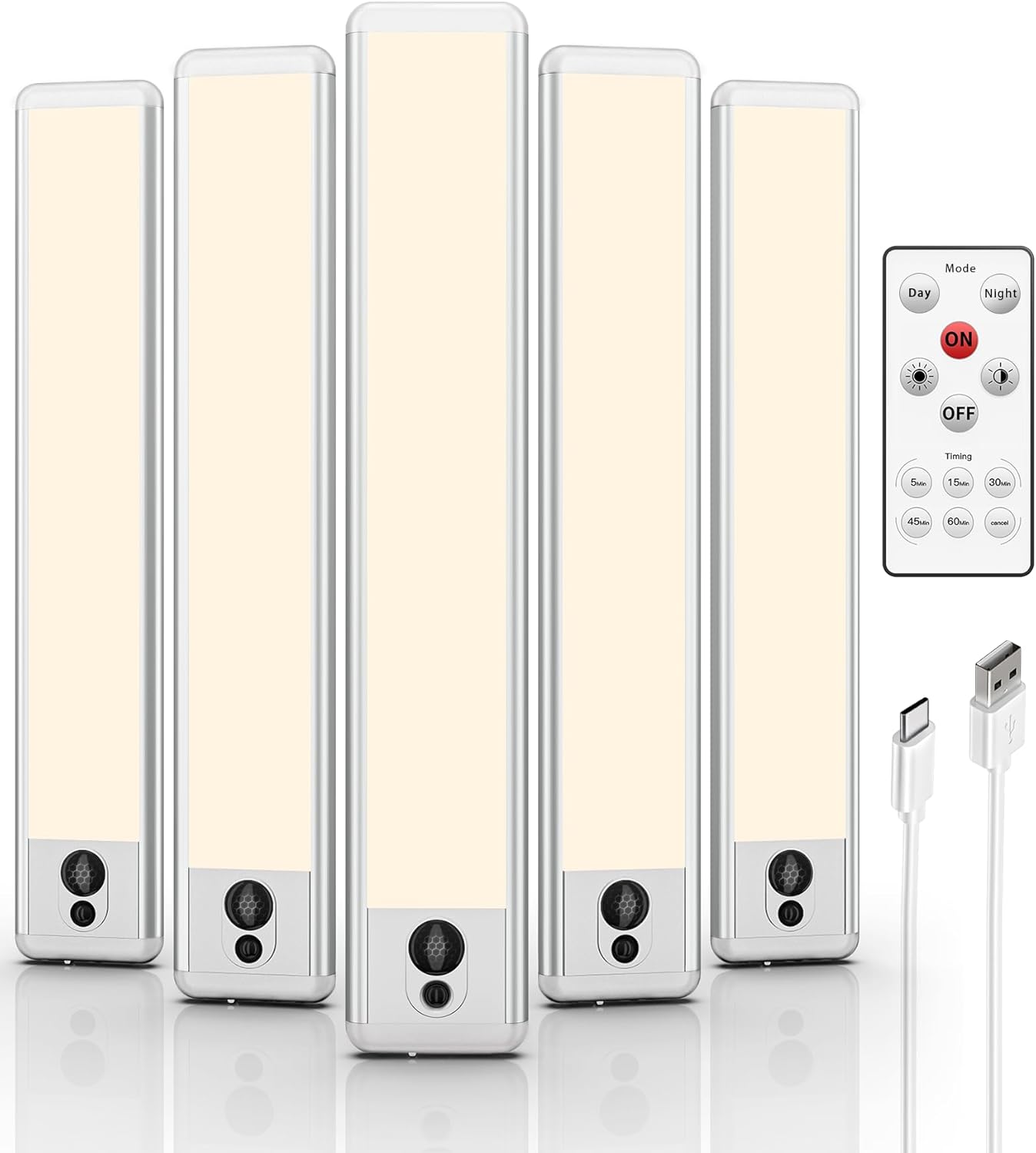 EZVALO Under Cabinet Lighting: Rechargeable Motion Sensor LED Lights