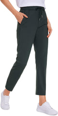 CRZ YOGA Womens 4-Way Stretch Ankle Golf Pants 7/8 Slim Fit