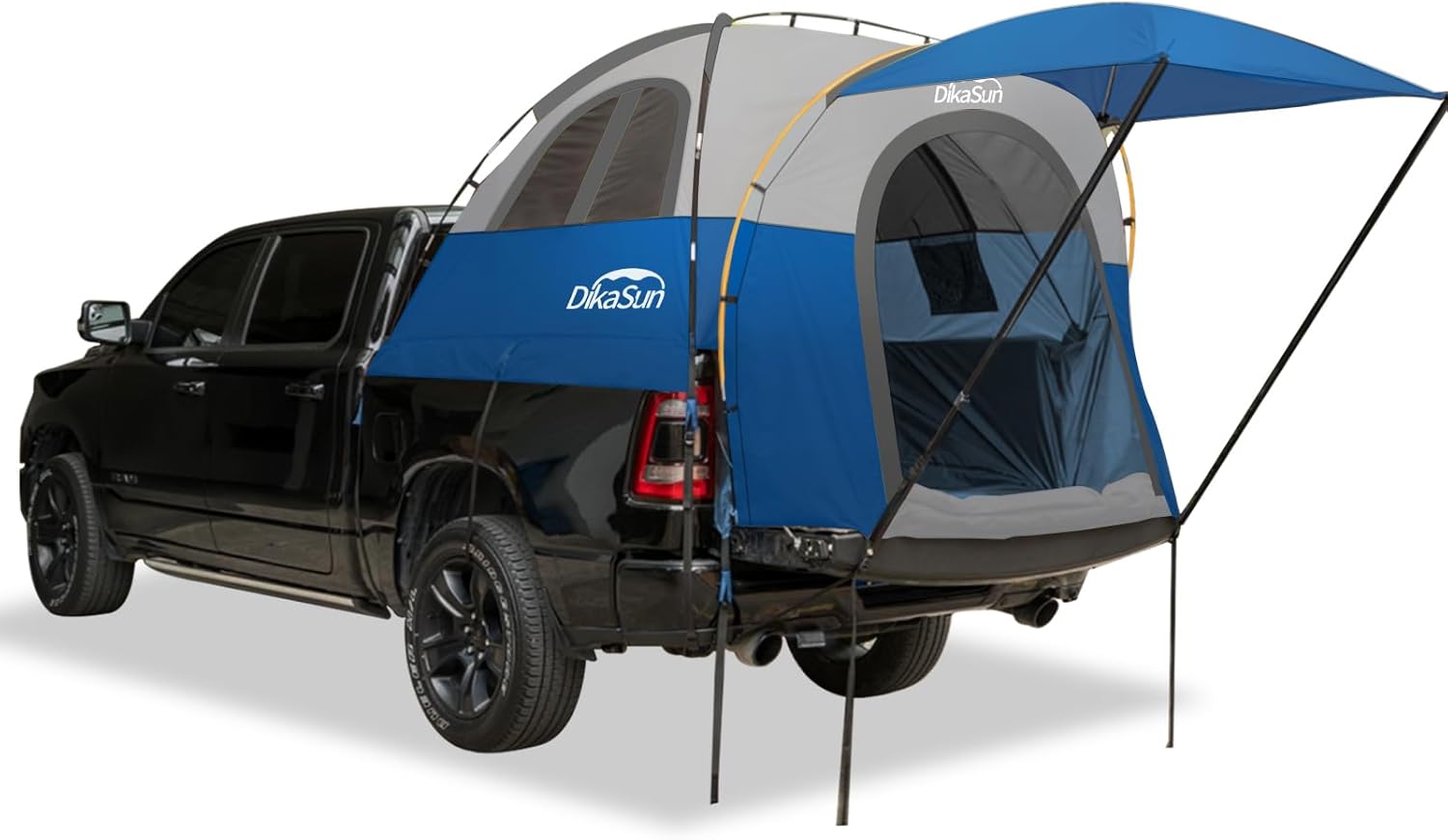 DikaSun Double Layer Truck Bed Tent - Waterproof & Tear-Resistant for 2 Person Camping