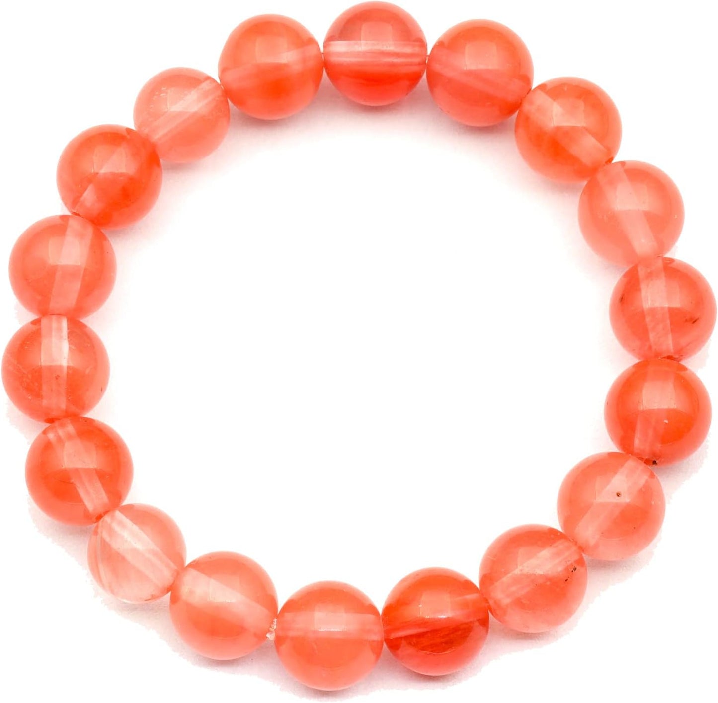 Natural Fluorite Beaded Stretchy Bracelet for Healing and Style