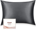 23 Momme Silk Pillow Case 2 Pack King Space Grey - Hair & Skin Care