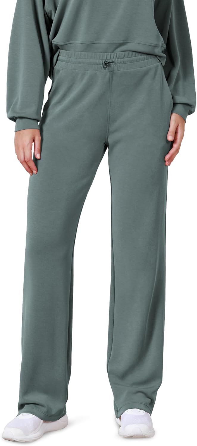 ODODOS Women's Modal Soft Wide Leg Pants for Casual Comfort