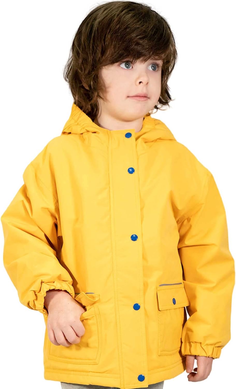 Waterproof Fleece Lined Rain Jacket for Kids by JAN & JUL