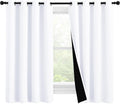 NICETOWN 100% Blackout Curtains 57 in Long - Real Light Blocking