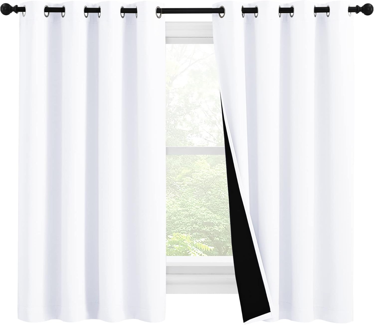 NICETOWN 100% Blackout Curtains for Complete Light Control