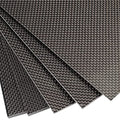 500x600mm 2.0mm Carbon Fiber Sheet Plain Weave - Glossy Panel
