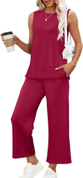 Women's 2 Piece Summer Travel Tracksuit S-3XL - Loose Wide Leg