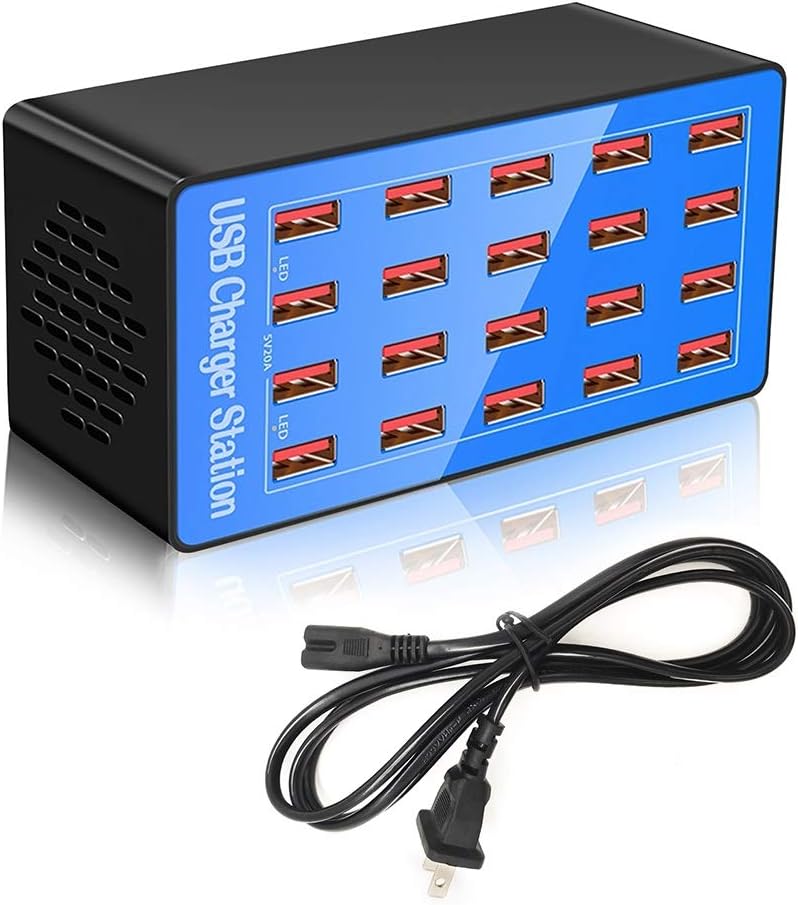 MaxLax 20-Port Fast Charging Station