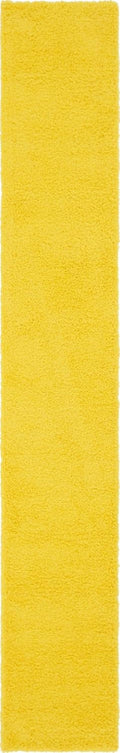 Unique Loom Solid Shag Area Rug Runner 2 ft 6 in x 16 ft 5 in - Soft