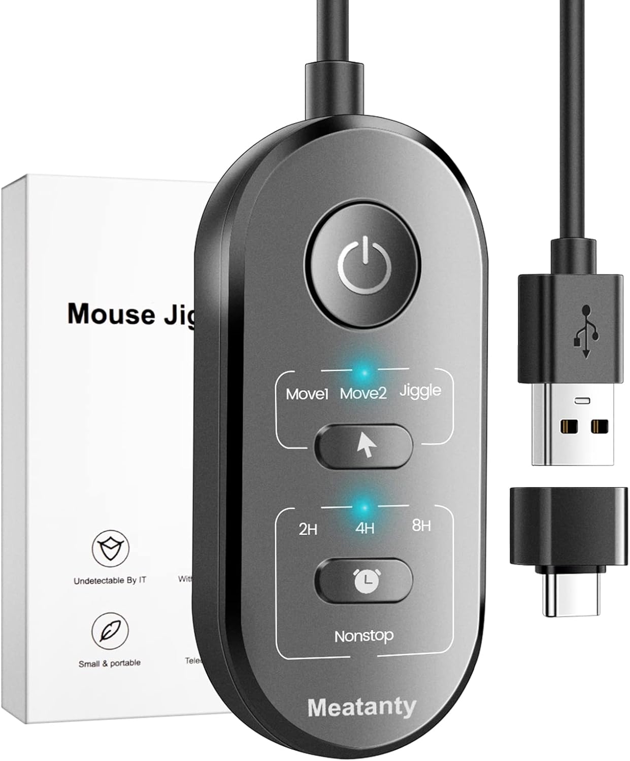 meatanty Mouse Jiggler: Keeps PC Active!
