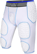 Youth Football Girdle with 7 Pads and Cup Pocket - Boys Protection