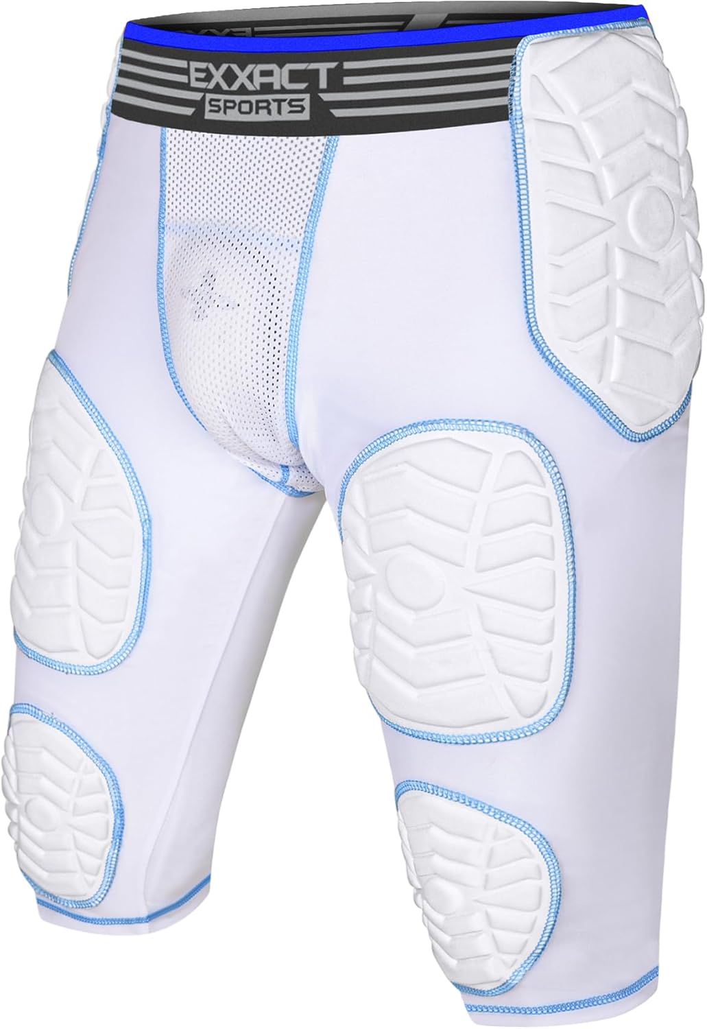 Exxact Sports Combat 7-Pad Youth Football Girdle for Boys