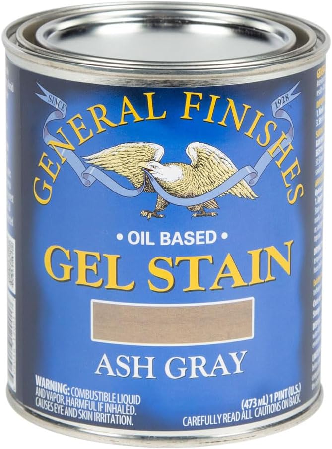 General Finishes Oil Base Gel Stain in Ash Gray - Perfect Finish