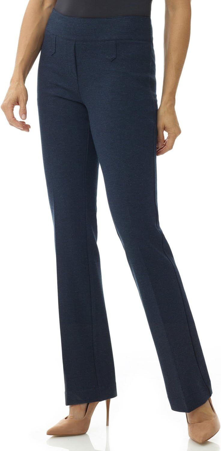 Rekucci Women's Secret Figure Bootcut Pant with Tummy Control