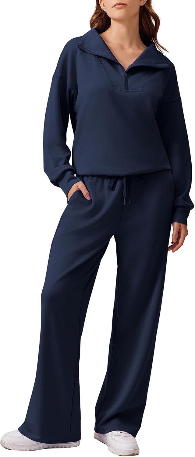 Stylish 2 Piece Sweatsuit Set for Women by PINSPARK - Fall 2025