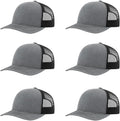 Classic Six-Panel Trucker Cap - Adjustable Snapback for Adults