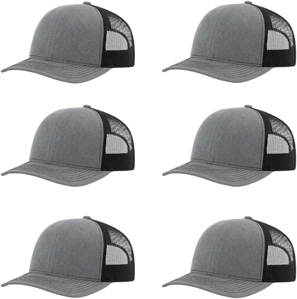 Richardson 112 Classic Six-Panel Adjustable Snapback Trucker Cap