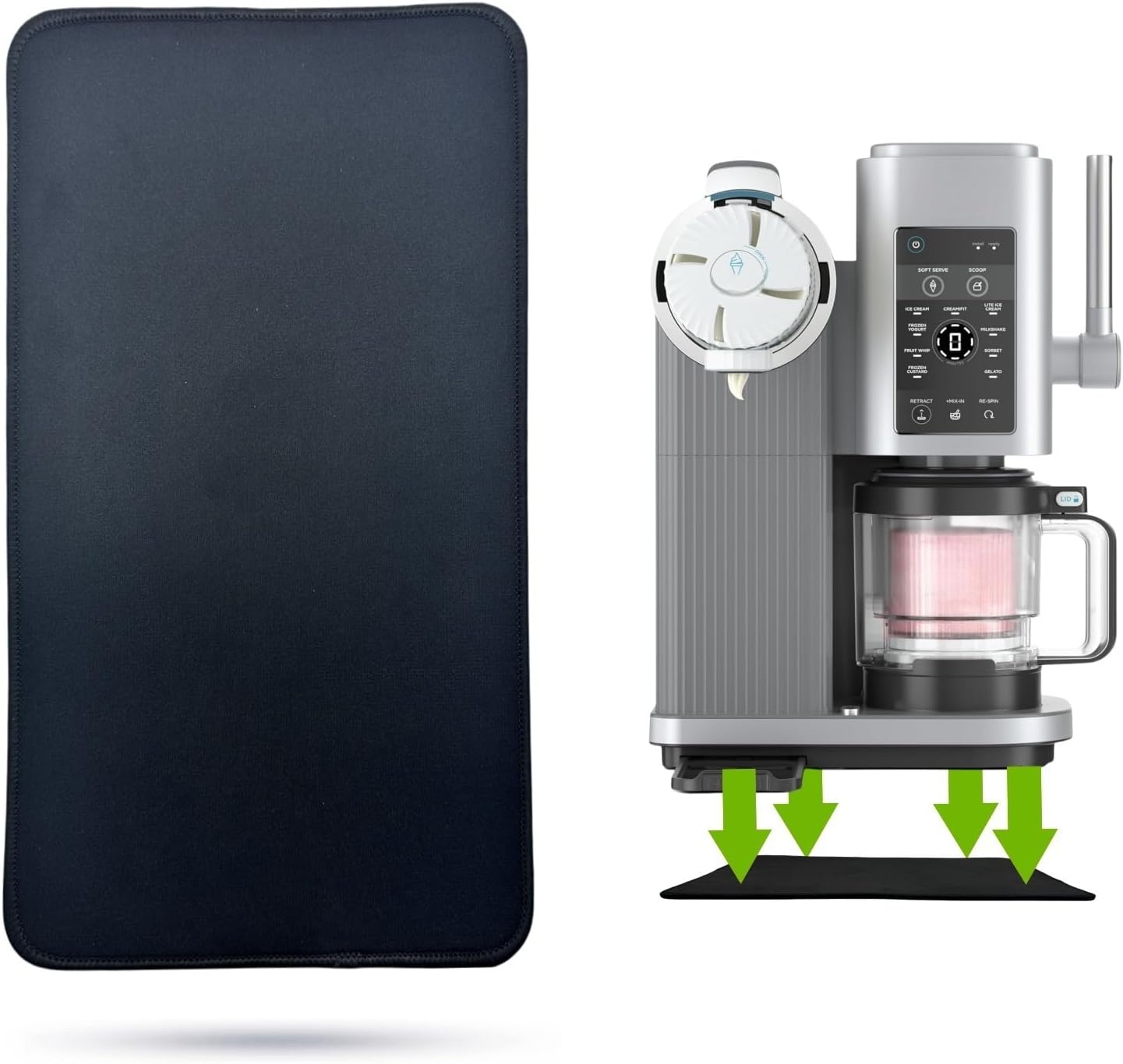 Easy-Slide Sliding Pad for Ninja Swirl Ice Cream Maker