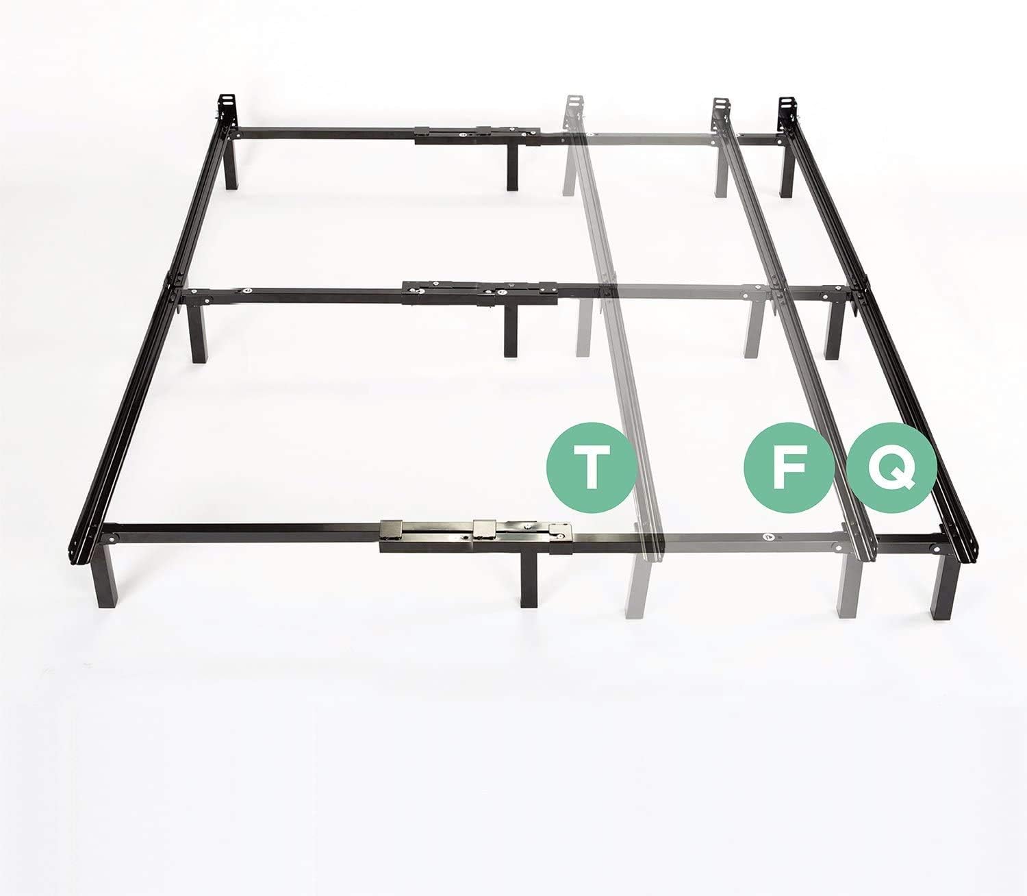 ZINUS Compack Metal Adjustable Bed Frame for Box Spring Support