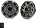 Enhance Your Marine Audio with KICKER 6.5 Charcoal Speakers