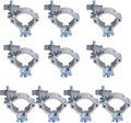 Sarknoah Silver Medium-Duty Half Coupler Truss Clamp - Secure Stage
