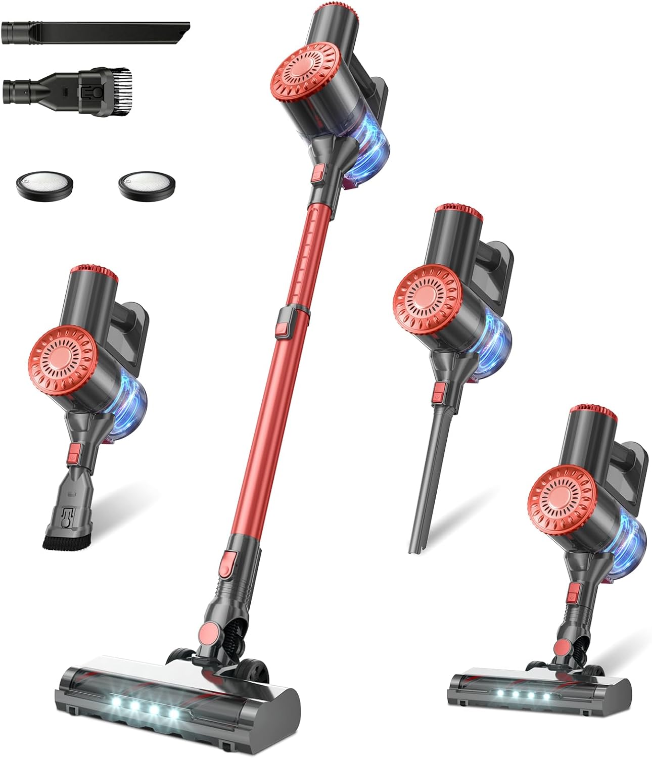 Cordless Vacuum Cleaner with Self-Standing Design for Home Use