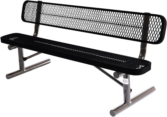 Coated Outdoor Furniture Heavy-Duty Portable Outdoor Bench