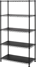 SafeRacks 5-Tier Wire Storage Shelf 14x30x60 in - Heavy Duty NSF