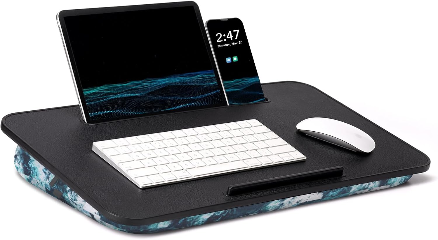 Portable Laptop Stand with Cushion for Comfort and Versatility