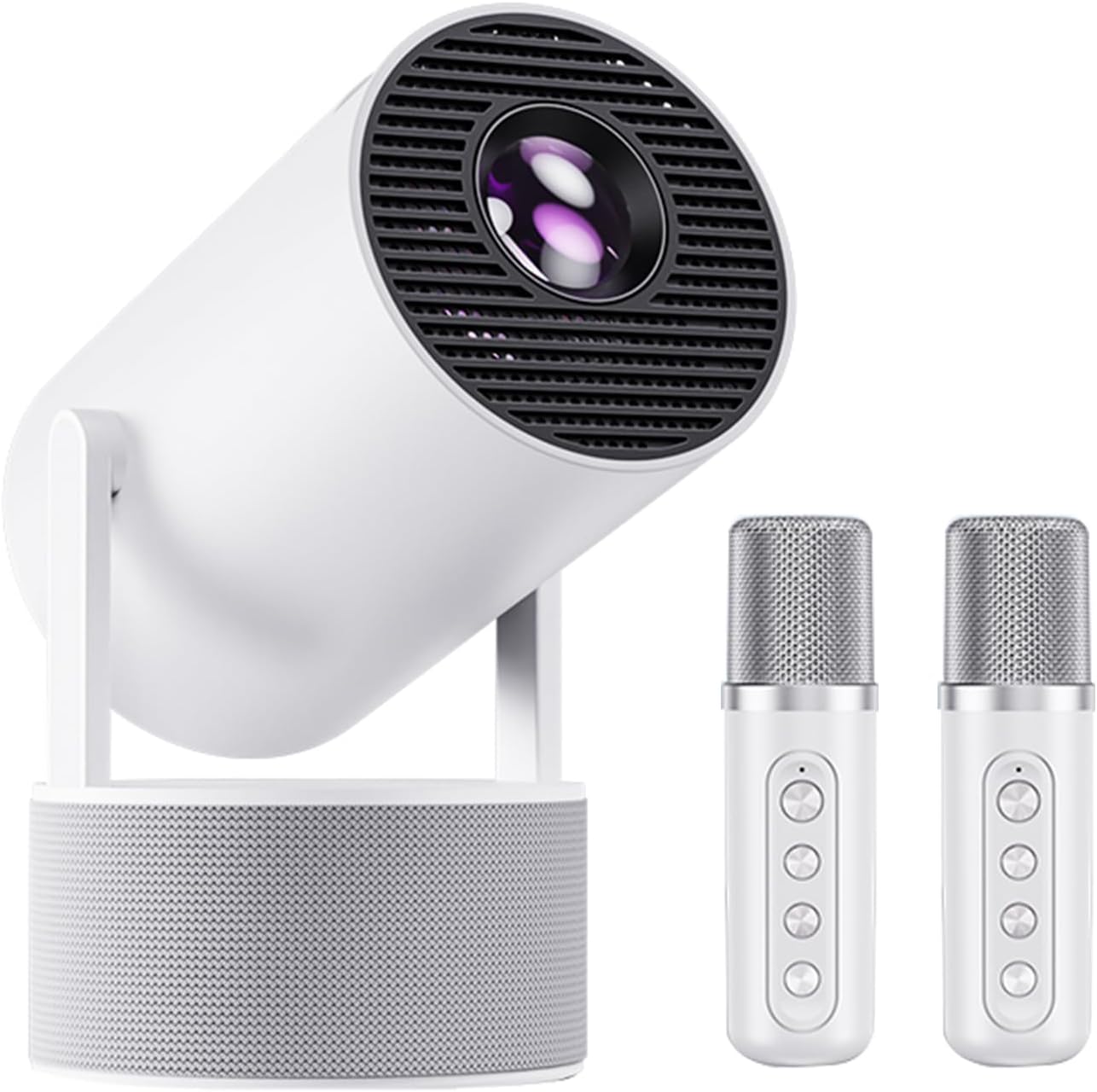 HY300Pro Mini Projector with Dual Speakers and Android 11 Support