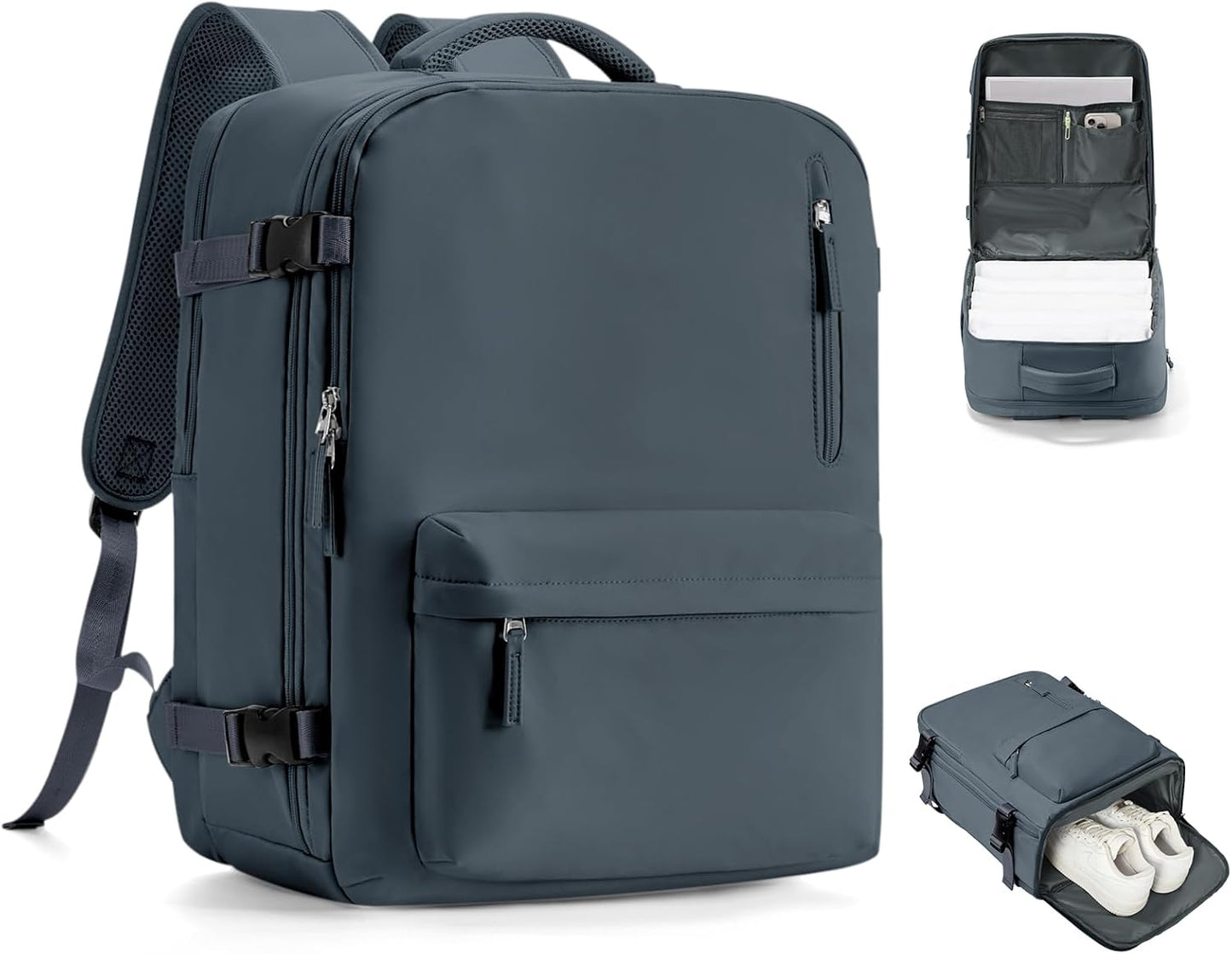 Travel Backpack for Women Men - Waterproof Carry on Flight Bag