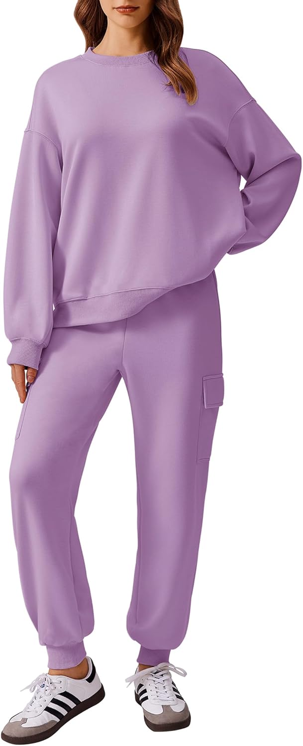 PINSPARK Two Piece Sets for Women: Stylish Cargo Jogger Set