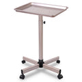 Salon Tray Rose Gold Rolling Tray with Adjustable Height - Smooth
