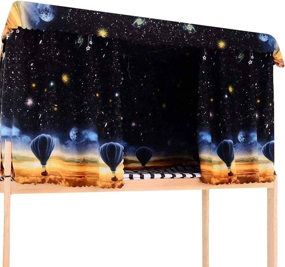 Dormitory Bunk Bed Canopy Set - Blackout & Dustproof! 
