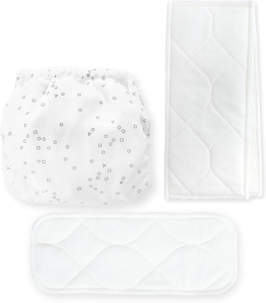 SmartNappy Set: Hybrid Cloth Diaper + Boosties Inserts!