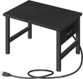 HOOBRO Printer Stand for Desk with Charging Station - Compact