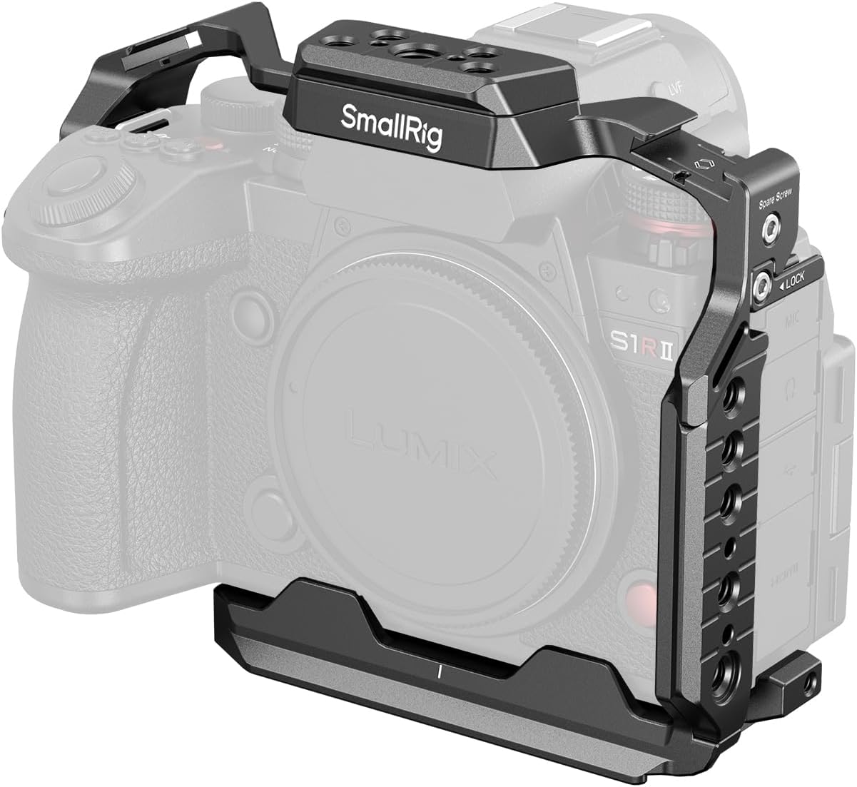 SmallRig Cage for Panasonic LUMIX S1R II / S5 II / G9 II Cameras